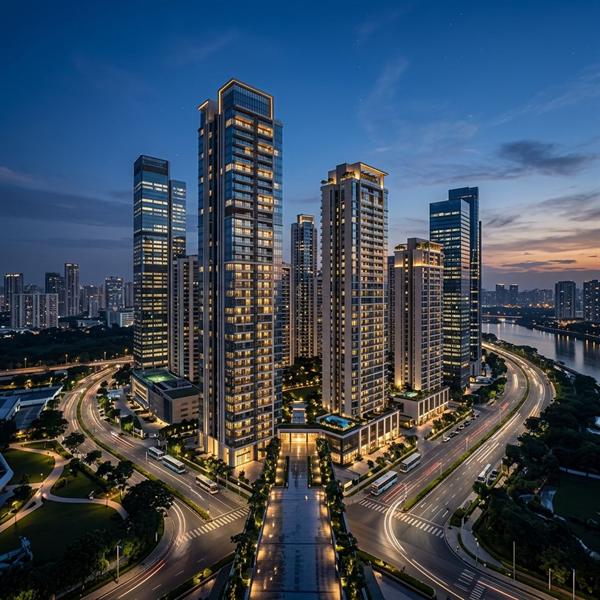 Modern Indian Cityscape